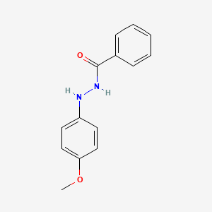 molecular formula C14H14N2O2 B1653121 n'-(4-Methoxyphenyl)benzohydrazide CAS No. 17473-74-4