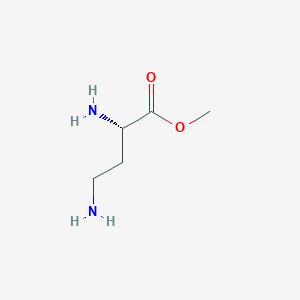 molecular formula C5H12N2O2 B1653132 Methyl (2S)-2,4-diaminobutanoate CAS No. 175415-97-1