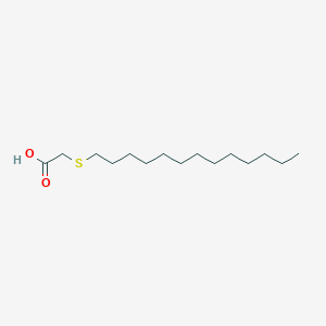 molecular formula C15H30O2S B1653136 Acetic acid, (tridecylthio)- CAS No. 175984-88-0