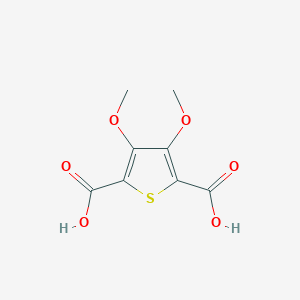 molecular formula C8H8O6S B1653167 3,4-Dimethoxythiophene-2,5-dicarboxylic acid CAS No. 177364-96-4