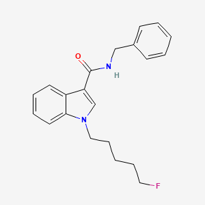 molecular formula C21H23FN2O B1653174 N-benzyl-1-(5-fluoropentyl)-1H-indole-3-carboxamide CAS No. 1776086-02-2