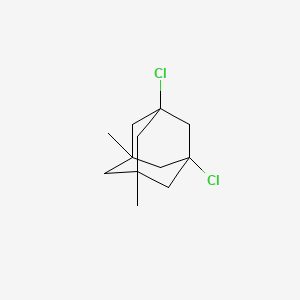 molecular formula C12H18Cl2 B1653175 1,3-Dichloro-5,7-dimethyladamantane CAS No. 17768-33-1