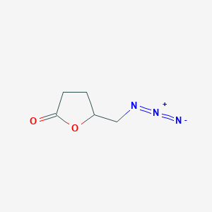 molecular formula C5H7N3O2 B1653210 5-(Azidomethyl)oxolan-2-one CAS No. 179532-81-1
