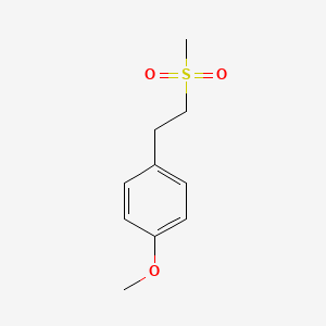 molecular formula C10H14O3S B1653214 1-(2-Methanesulfonylethyl)-4-methoxybenzene CAS No. 1795433-32-7