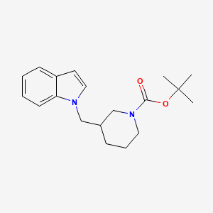 Tert-butyl 3-(indol-1-ylmethyl)piperidine-1-carboxylate