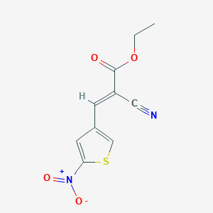 2-Cyano-3-(5-nitro-3-thienyl)-2-propenoic acid ethyl ester