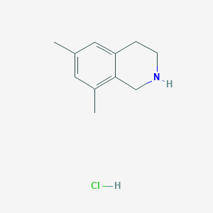 molecular formula C11H16ClN B1653298 6,8-Dimethyl-1,2,3,4-tetrahydroisoquinoline hydrochloride CAS No. 1803581-39-6