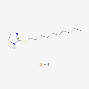 2-(decylsulfanyl)-4,5-dihydro-1H-imidazole hydrobromide