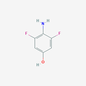 molecular formula C6H5F2NO B165332 4-Amino-3,5-difluorophenol CAS No. 135086-76-9