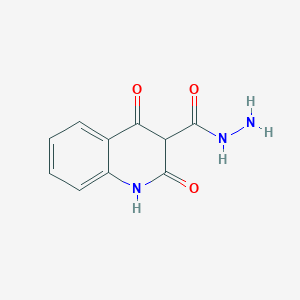 molecular formula C10H9N3O3 B1653325 2,4-Dioxo-1,2,3,4-tetrahydroquinoline-3-carbohydrazide CAS No. 1803601-88-8