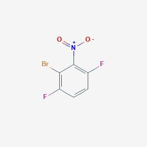 molecular formula C6H2BrF2NO2 B1653337 2-Bromo-3,6-difluoronitrobenzene CAS No. 1804402-94-5