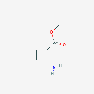 molecular formula C6H11NO2 B1653343 (1R,2S)-Methyl 2-aminocyclobutanecarboxylate CAS No. 1807558-23-1
