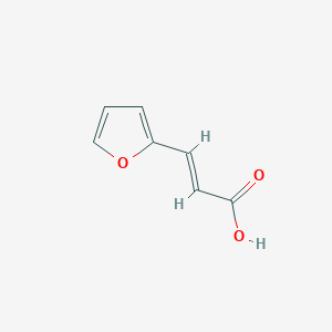 molecular formula C7H6O3 B165335 3-(2-呋喃基)丙烯酸 CAS No. 539-47-9