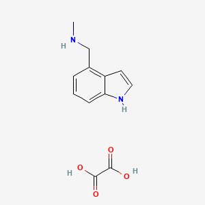1-(1H-indol-4-yl)-N-methylmethanamine oxalate
