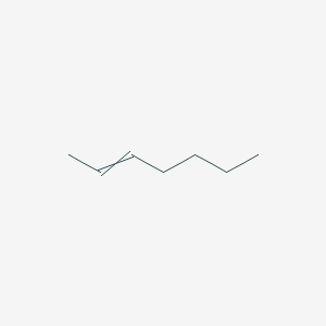 molecular formula C7H14 B165337 2-庚烯 CAS No. 592-77-8