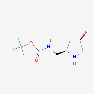 tert-Butyl (((2R,4R)-4-fluoropyrrolidin-2-yl)methyl)carbamate