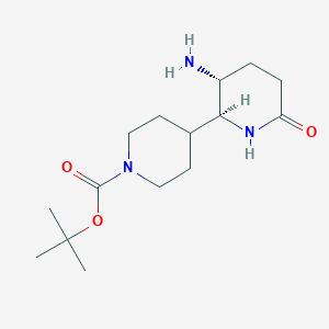 tert-Butyl (2S,3R)-3-amino-6-oxo-[2,4'-bipiperidine]-1'-carboxylate