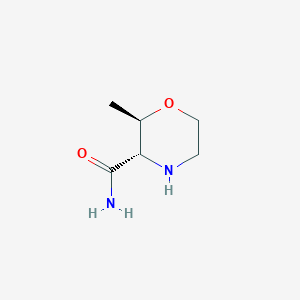 (2R,3S)-2-Methylmorpholine-3-carboxamide