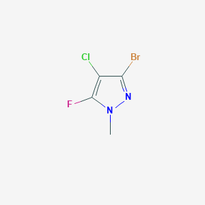 3-Bromo-4-chloro-5-fluoro-1-methyl-1H-pyrazole
