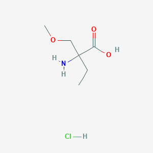 2-Amino-2-(methoxymethyl)butanoic acid hydrochloride