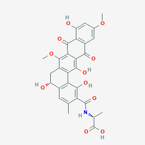 molecular formula C29H25NO11 B165340 Pradimicin O CAS No. 132971-64-3