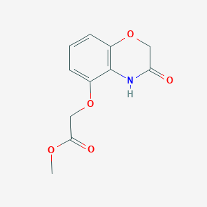 Methyl 2-[(3-oxo-4H-1,4-benzoxazin-5-yl)oxy]acetate