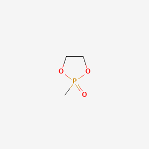 molecular formula C3H7O3P B1653428 2-Methyl-1,3,2lambda~5~-dioxaphospholan-2-one CAS No. 1831-25-0