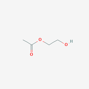 molecular formula C4H8O3 B165343 2-Hydroxyethyl acetate CAS No. 542-59-6
