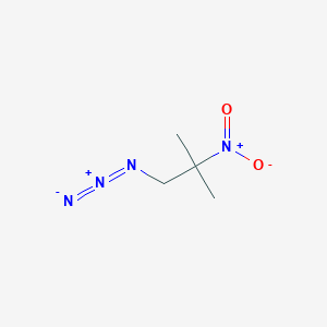 molecular formula C4H8N4O2 B1653434 1-Azido-2-methyl-2-nitropropane CAS No. 183577-96-0