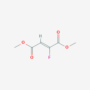 molecular formula C6H7FO4 B1653440 2-丁烯二酸，2-氟代，二甲酯，（Z）- CAS No. 18414-17-0