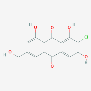 2-Chloro-1,3,8-trihydroxy-6-(hydroxymethyl)anthraquinone