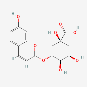 molecular formula C16H18O8 B1653465 5-p-Coumaroylquinic acid, (Z)- CAS No. 185502-68-5