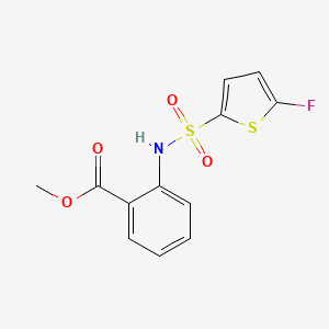 Methyl 2-[(5-fluorothiophen-2-yl)sulfonylamino]benzoate