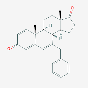 molecular formula C26H28O2 B165349 7-Benzyl-1,4,6-androstatriene-3,17-dione CAS No. 131802-66-9