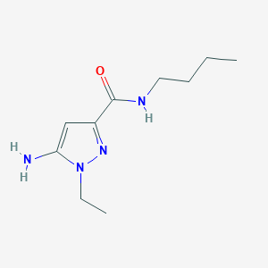 5-amino-N-butyl-1-ethyl-1H-pyrazole-3-carboxamide