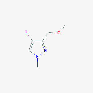 4-iodo-3-(methoxymethyl)-1-methyl-1H-pyrazole