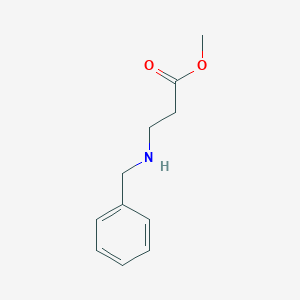molecular formula C11H15NO2 B016535 3-(苄氨基)丙酸甲酯 CAS No. 23574-01-8