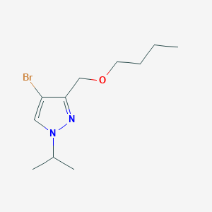 4-bromo-3-(butoxymethyl)-1-isopropyl-1H-pyrazole