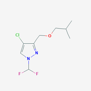 4-chloro-1-(difluoromethyl)-3-(isobutoxymethyl)-1H-pyrazole
