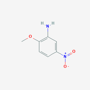 molecular formula C7H8N2O3 B165355 2-甲氧基-5-硝基苯胺 CAS No. 99-59-2