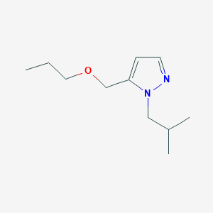molecular formula C11H20N2O B1653557 1-isobutyl-5-(propoxymethyl)-1H-pyrazole CAS No. 1856076-87-3