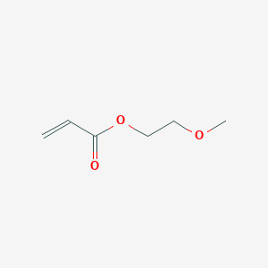 molecular formula C6H10O3 B165357 2-Methoxyethyl acrylate CAS No. 3121-61-7