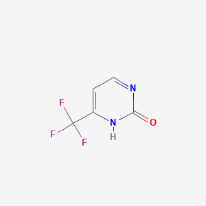 molecular formula C5H3F3N2O B016536 2-羟基-4-(三氟甲基)嘧啶 CAS No. 104048-92-2
