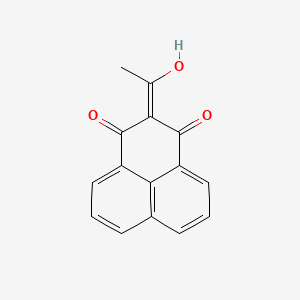 molecular formula C15H10O3 B1653670 2-Acetyl-3-hydroxy-phenalen-1-one CAS No. 18931-06-1