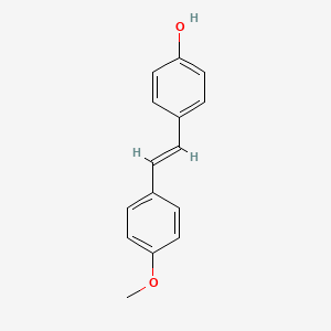 molecular formula C15H14O2 B1653675 4-[(E)-2-(4-methoxyphenyl)ethenyl]phenol CAS No. 18951-44-5