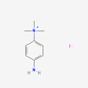 molecular formula C9H15IN2 B1653676 4-Aminophenyltrimethylammonium iodide CAS No. 18953-50-9