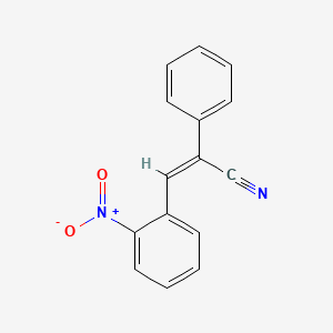 molecular formula C15H10N2O2 B1653686 (o-Nitrobenzylidene)phenylacetonitrile CAS No. 19016-67-2