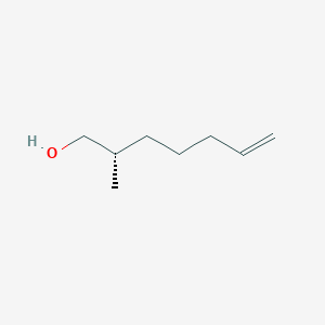 molecular formula C8H16O B1653740 6-Hepten-1-ol, 2-methyl-, (2S)- CAS No. 193071-52-2