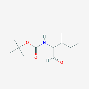 molecular formula C11H21NO3 B1653744 tert-Butyl (3-methyl-1-oxopentan-2-yl)carbamate CAS No. 193466-55-6