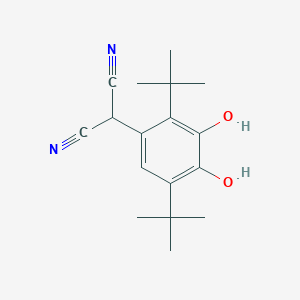 Propanedinitrile, [2,5-bis(1,1-dimethylethyl)-3,4-dihydroxyphenyl]-